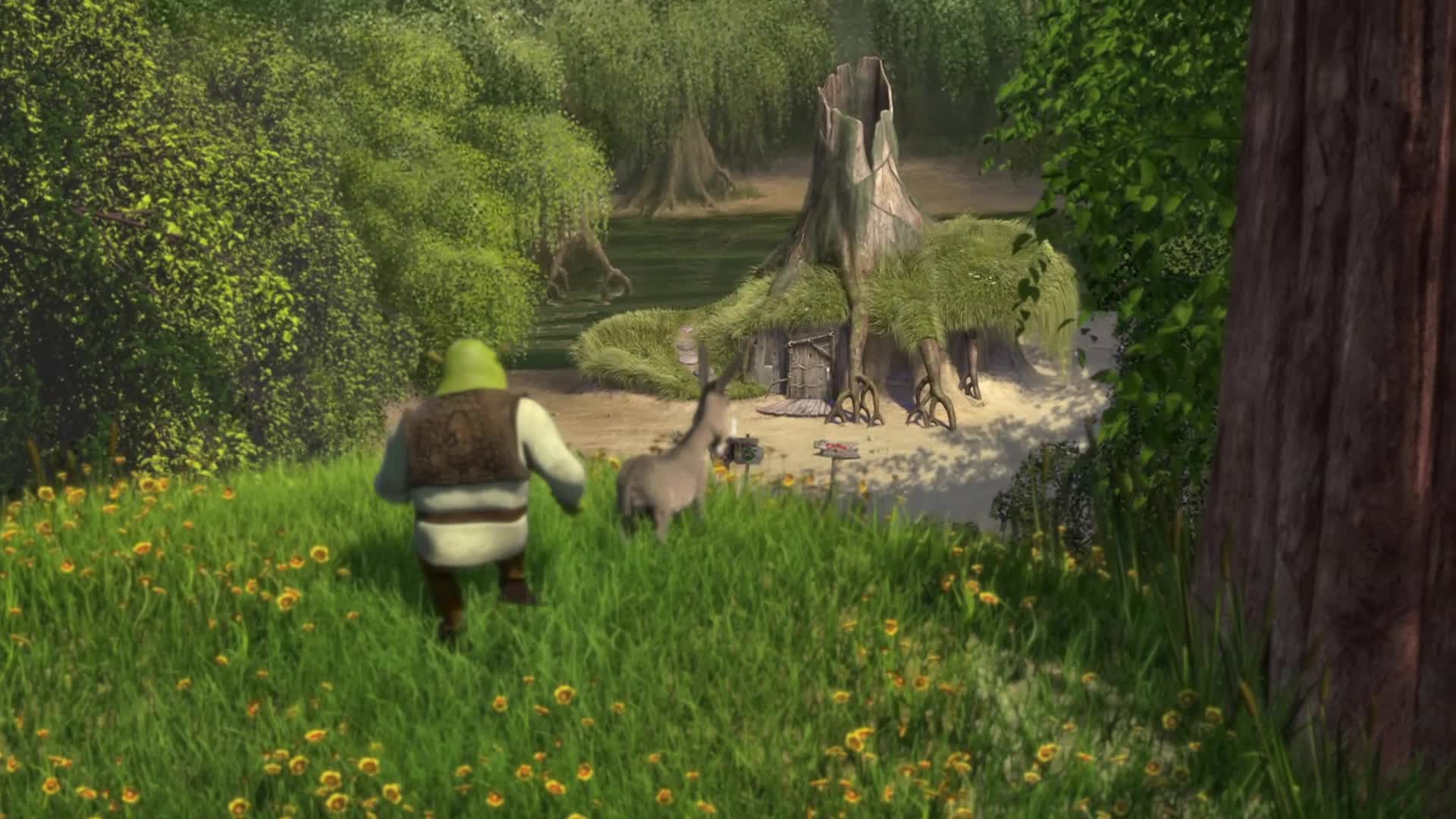 Shrek ( 2001 Animovaný Dobrodružný Rodinný Komedie Bdrip 1080p ) Cz dabing mkv