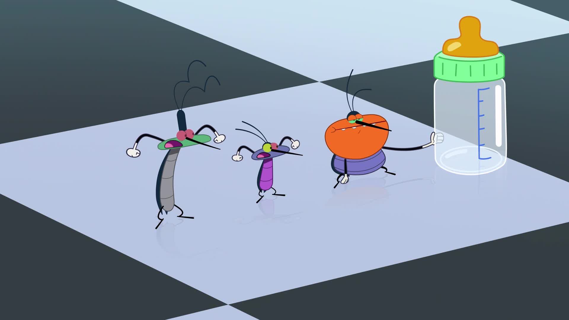 Oggy a škodíci: Nová generace S01E08 {2022} animovaný 1080p mkv