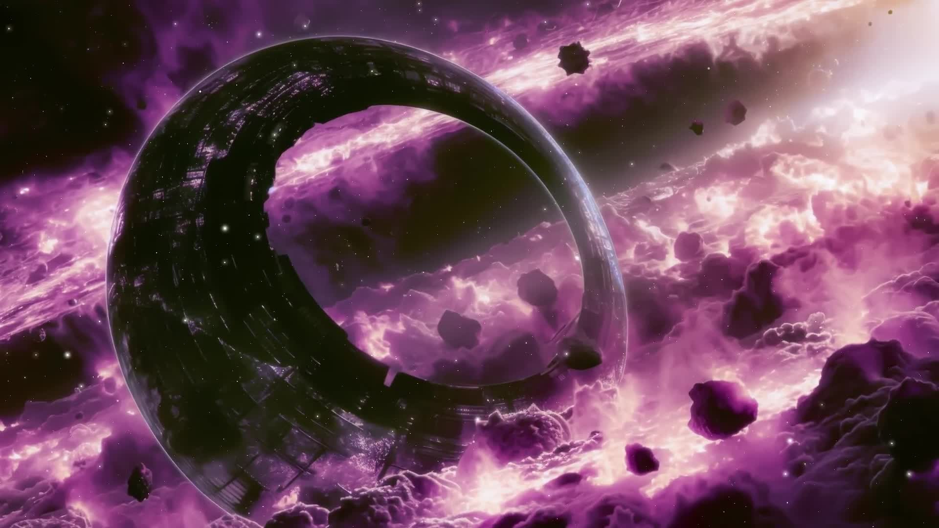 Space Ambient Music ✨ Space Journey Relaxation ✨ Flying in Planets mp4