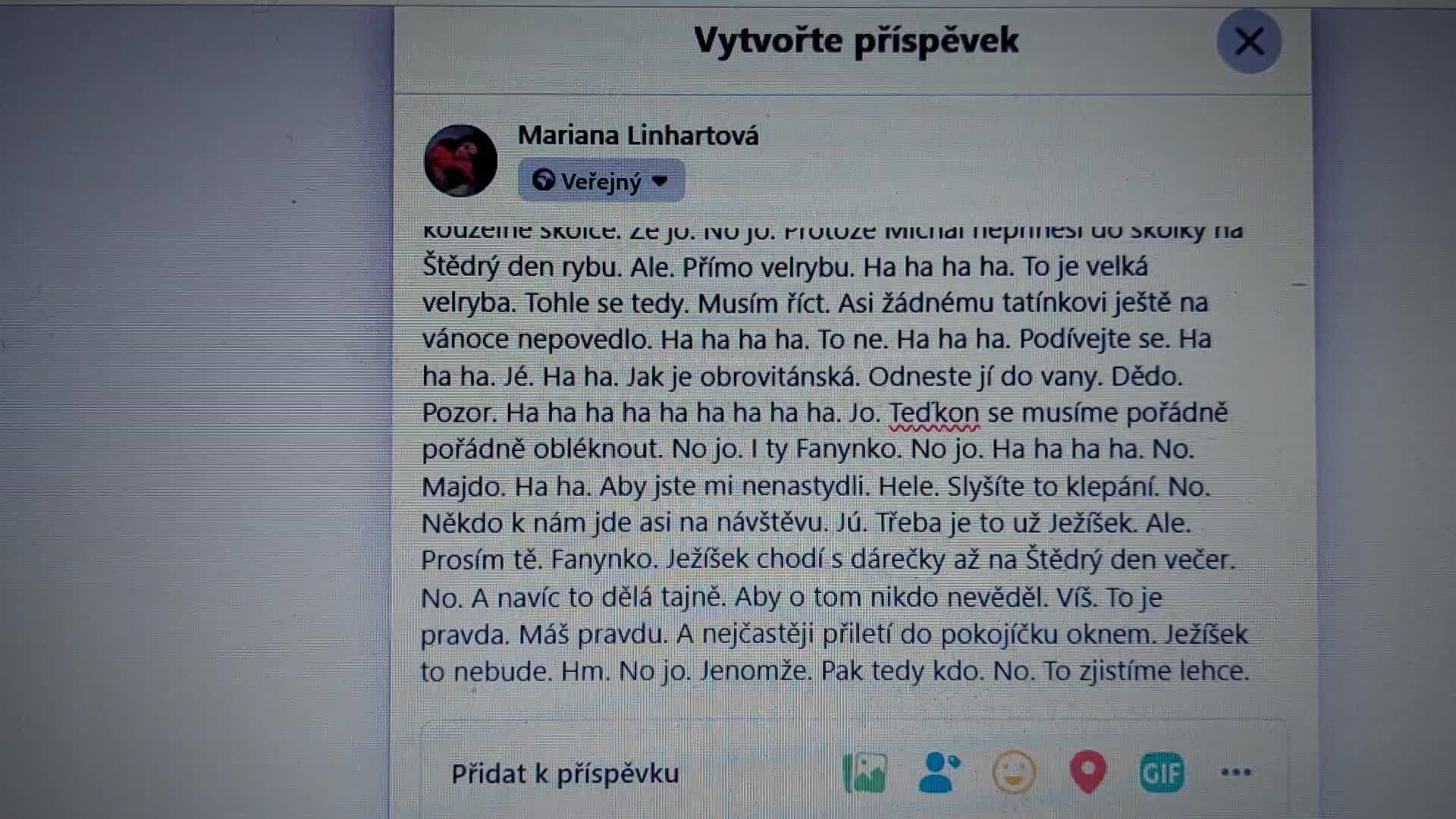 20 8 2025 princezna Marianka Mimapinková nahrála psaní o vánocích 1 mp4