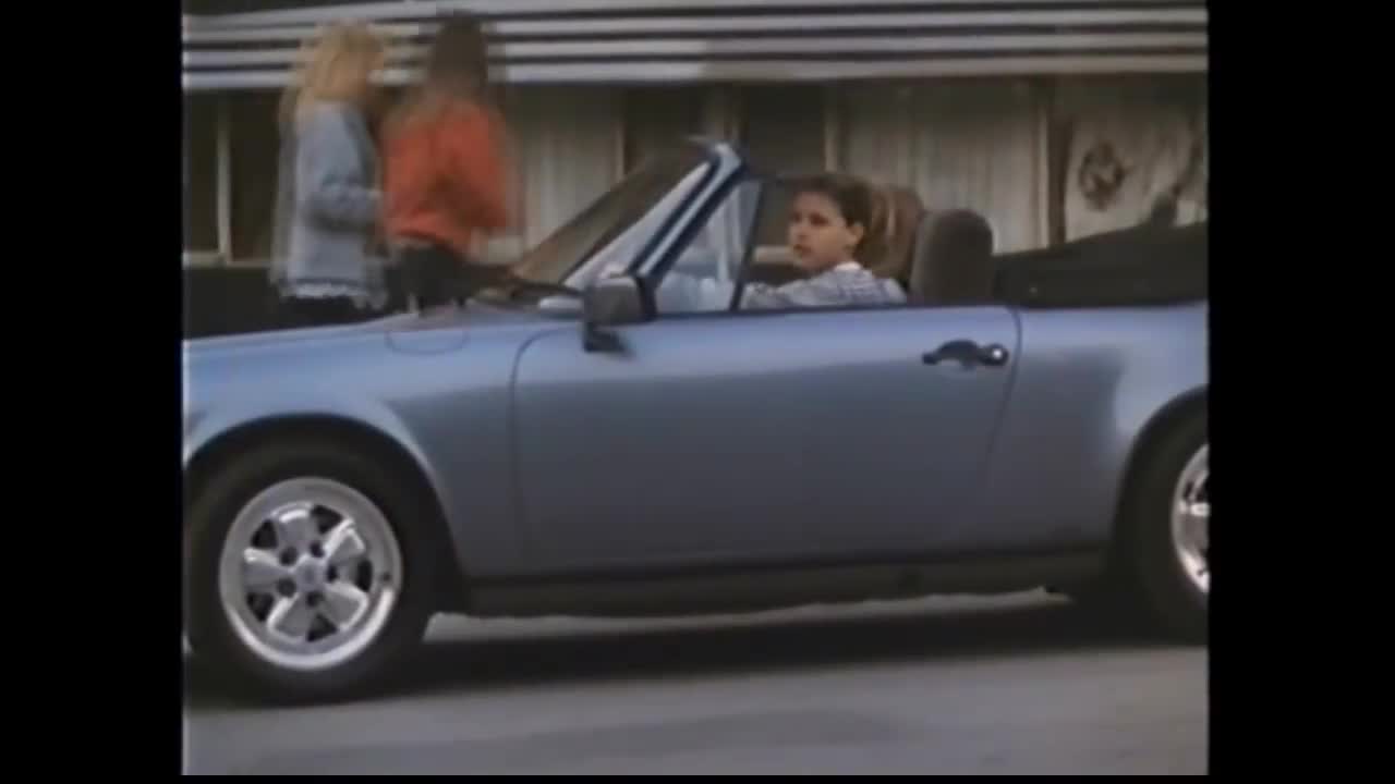 Dream Machine (1991) compilation Barry Davis (Corey Haim), Robin Marchbanks (Brittney Lewis) 1983 Porsche 911 SC Cabrio.mp4