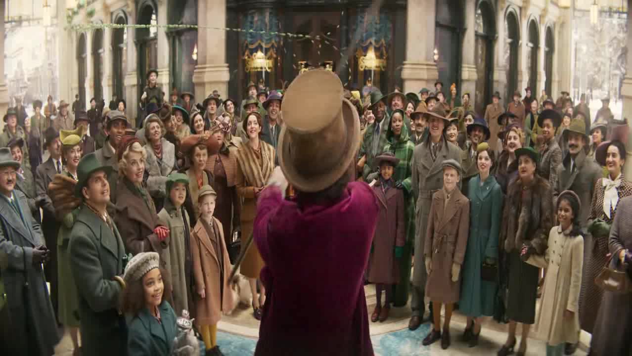 Wonka (Timothée Chalamet,Calah Lane,Olivia Colman,Hugh Grant 2022 Dobrodružný Komedie Rodinný Fantasy Muzikál Bdrip 1080p ) Cz dabing avi