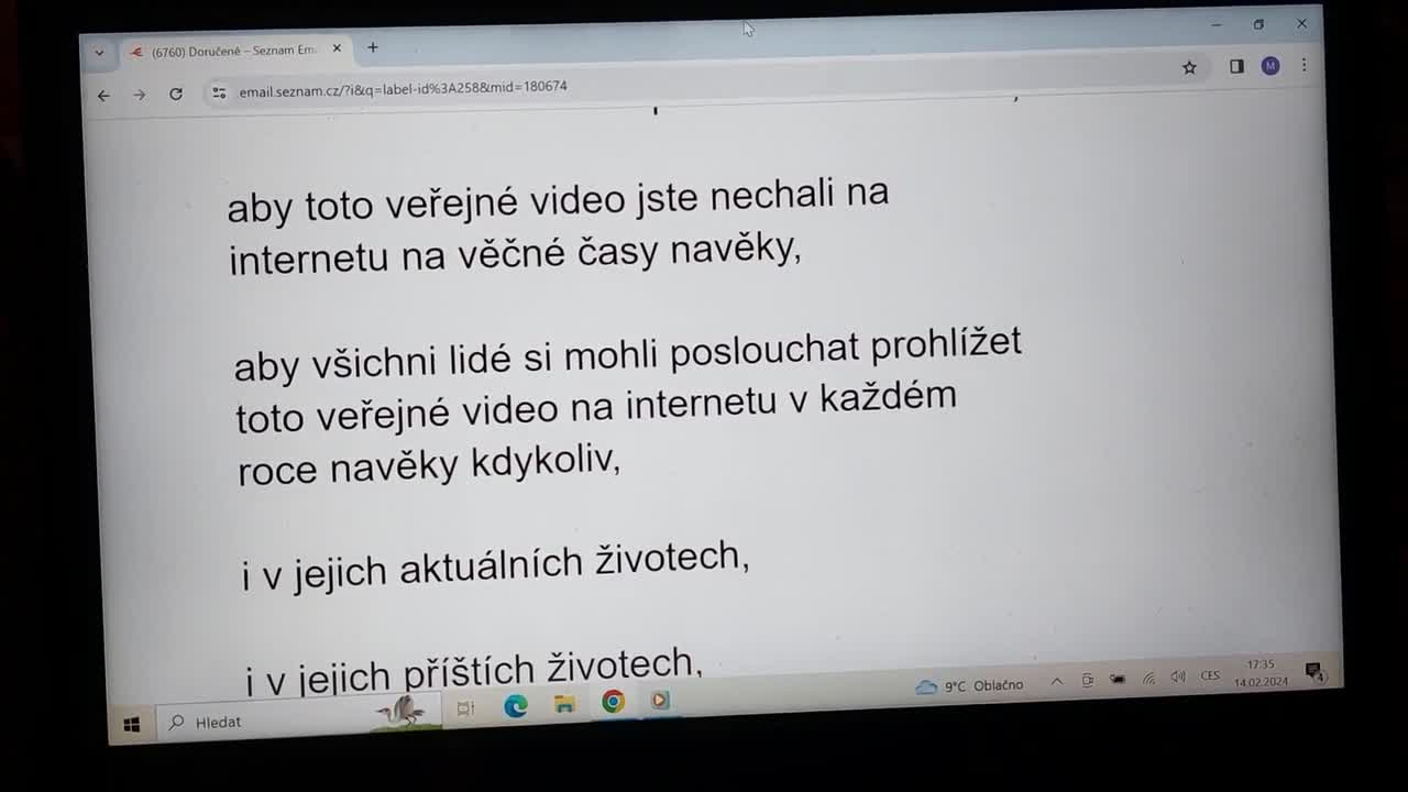 14 2 2024 princezna Marianka čte blog Carllita Úvodní slovo 1 1 příspěvek 1 mp4