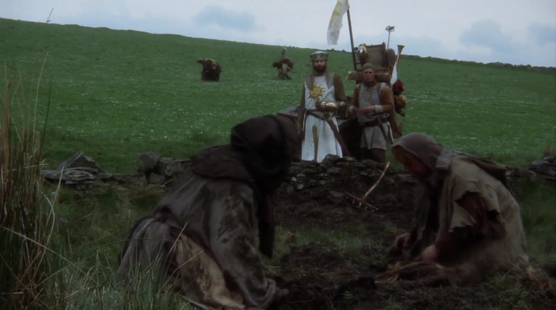 Monty Python a Svatý Grál (Graham Chapman,John Cleese,Eric Idle 1975 Komedie Dobrodružný Bdrip 1080p ) Cz dabing mkv