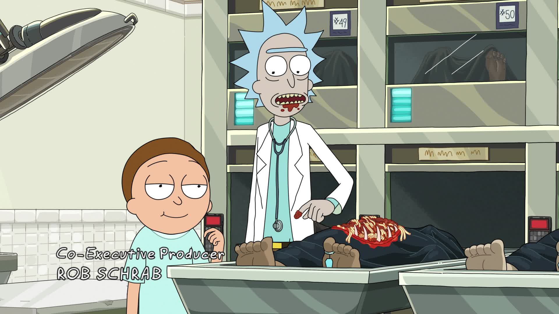 Rick and Morty S07E04 Thats Amorte 1080p HMAX WEB DL DD5 1 H 264 DeDo mkv