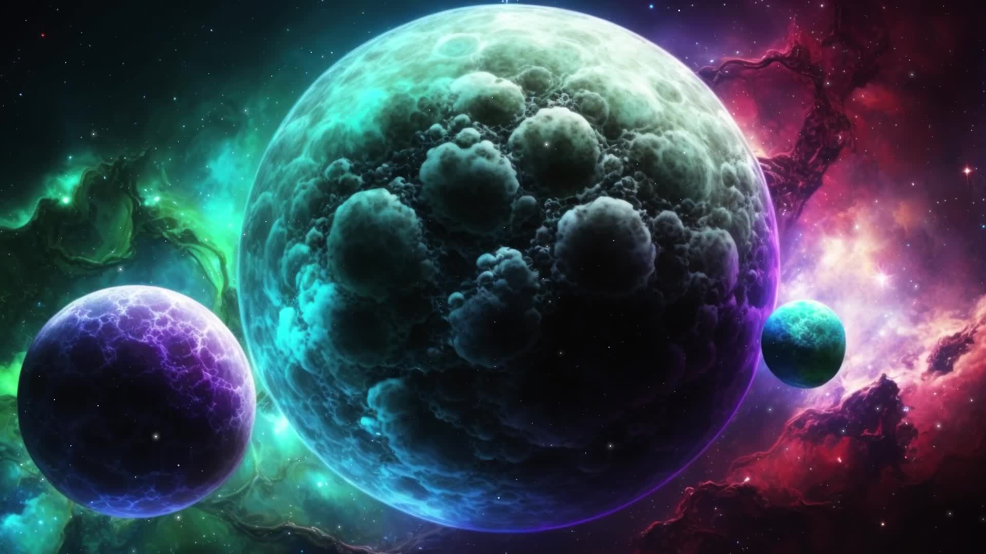 Space Ambient Music Space Journey Relax mp4