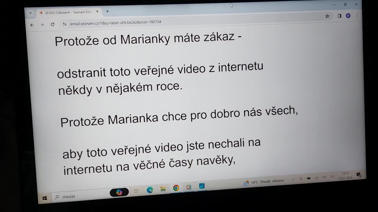 15 2 2024 princezna Marianka čte blog Carllita Úvodní slovo 1 14 komentář 1 mp4