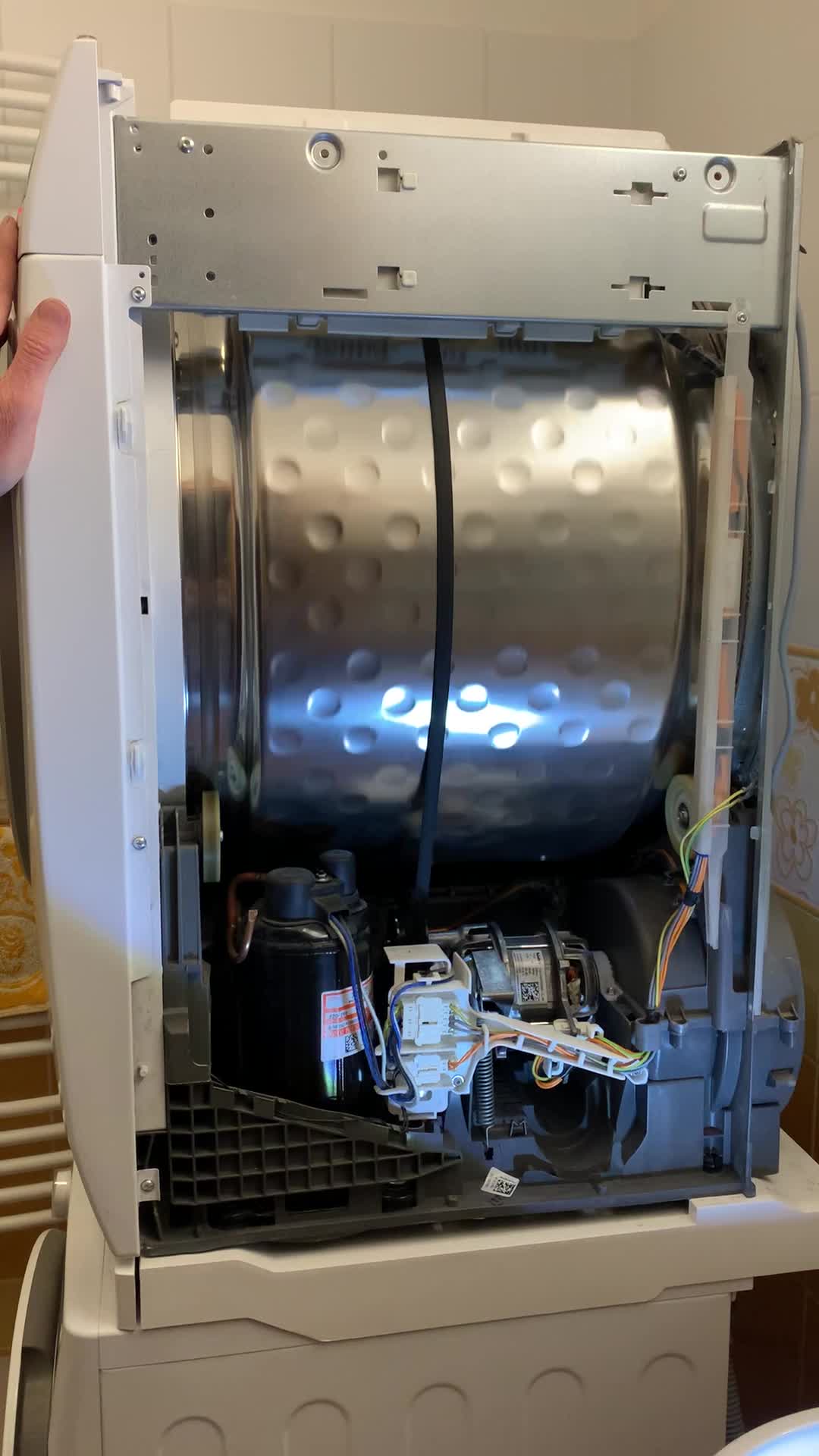 sušička video, poškození ložisek v motoru mov