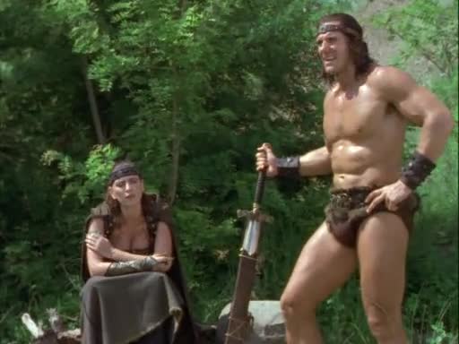 Conan The Adventurer Conan (Ralf Moeller) and Karella (Aly Dunne) romantic comedy compilation cut.avi