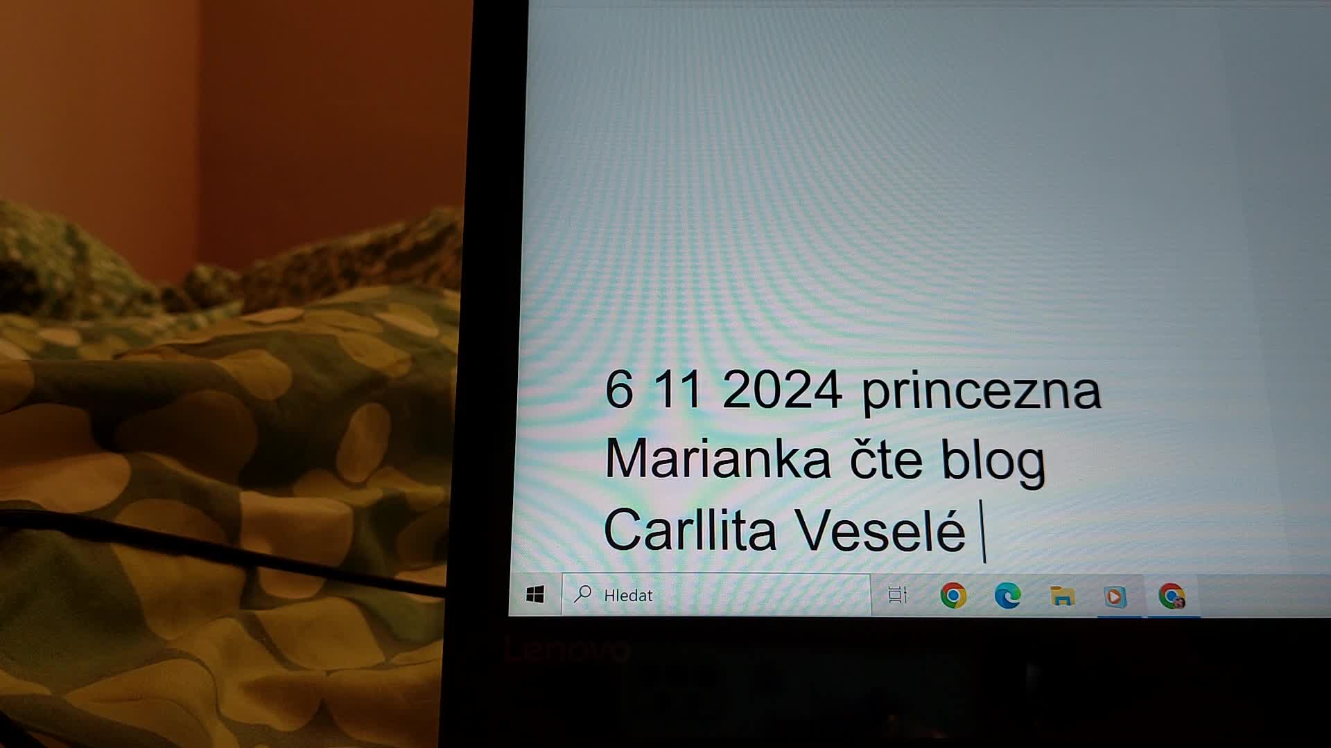 6 11 2024 princezna Marianka čte blog Carllita Veselé zážitky 1 Komentáře od 41 do 51 mp4