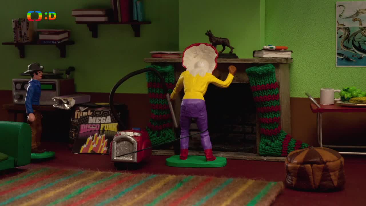 Panika v městečku Vánoční poleno mp4