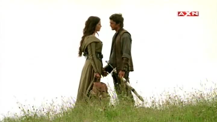 Tajemství Pravdy (2008 2010) Richard (Craig Horner) Kahlan (Bridget Regan) romantické scény seriálu.avi